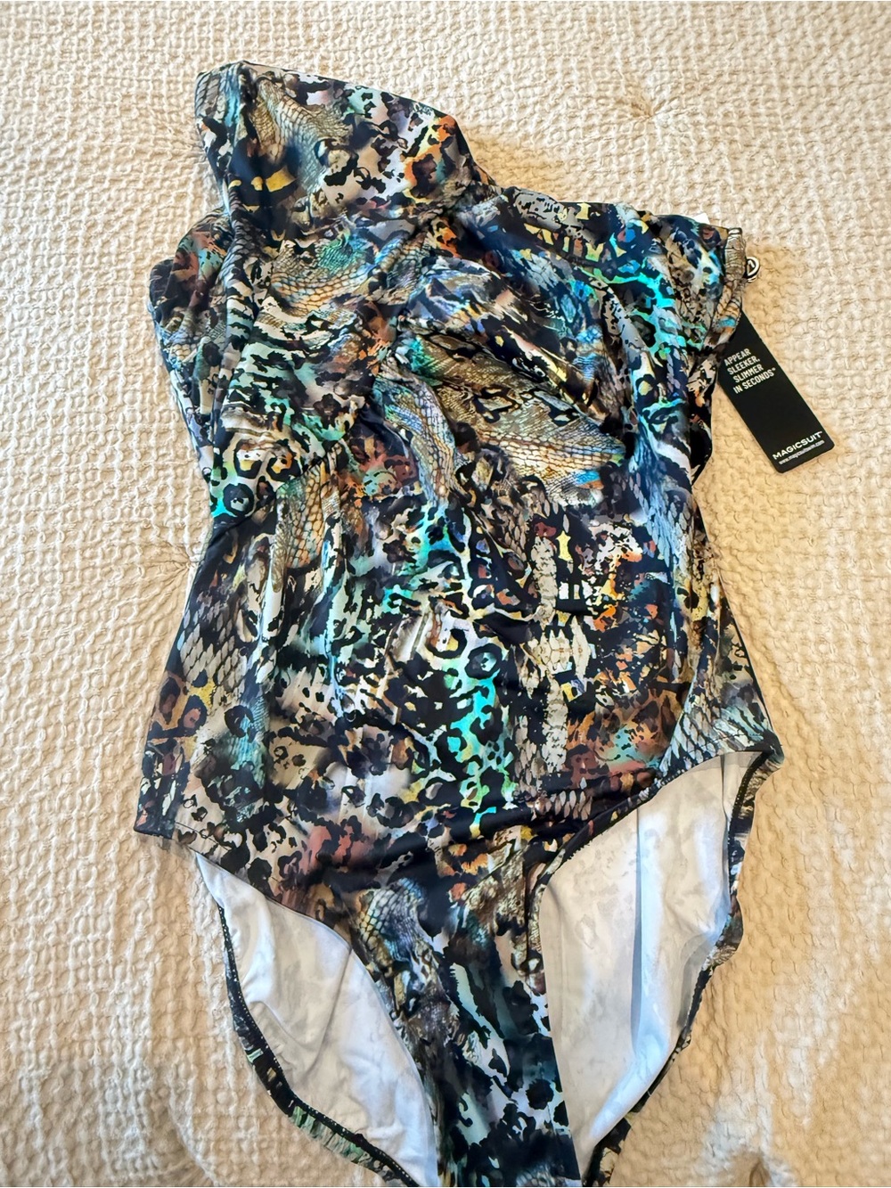 Magicsuit Multicolor Animal-Print One-Piece Swimsuit - Black, Blue, Green, Brown